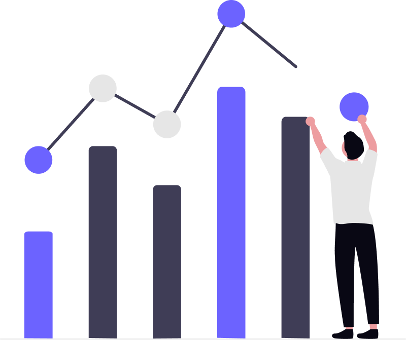 Decorative statistics background